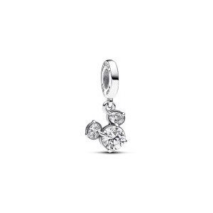 Disney, Mickey Mouse Sparkling Head Silhouette Dangle Charm
