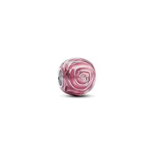 Pink Rose in Bloom Charm