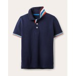 Pique Polo Shirt - College Navy