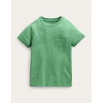 Washed Slub T-shirt - Deep Grass Green