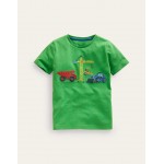 Small Superstitch T-shirt - Rosemary Green Trucks