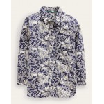 Cotton Shirt - College Navy Magical Forest