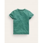 Washed Slub T-shirt - Spruce Green