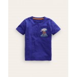 Superstitch Logo T-Shirt - Blue Heron Volcano