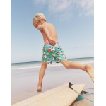 Swim Shorts - Pea Green Kite Surfers