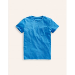 Washed Slub T-shirt - Cabana Blue
