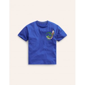 Chest Logo T-shirt - Bluing Gecko