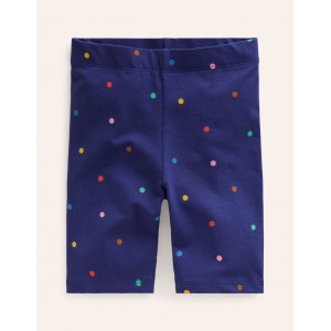 Biker Shorts - Starboard Blue Confetti Spot