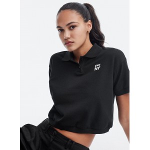 SHORT SLEEVE CROPPED POLO