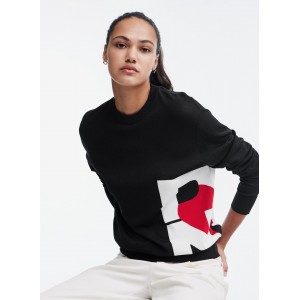 SWEATER WITH SIDE LOGO