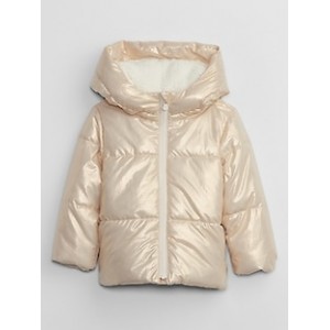 babyGap ColdControl Max Cropped Sherpa Puffer Jacket
