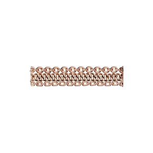 Rose Gold 3-Chain Bracelet