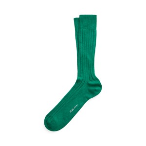 Ribbed Cashmere-Blend Dress Socks