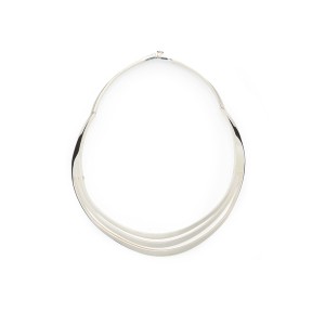Silver-Plated Collar Necklace