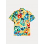 Classic Fit Floral Mesh Polo Shirt