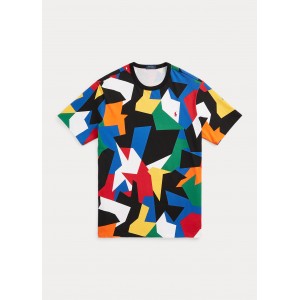 Abstract-Print Jersey T-Shirt