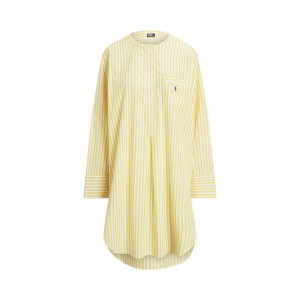 Striped Poplin Sleep Shirt