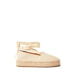Roughout Suede Lace-Up Espadrille
