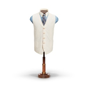 Cotton-Linen Canvas Vest