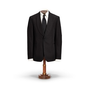 Cotton-Linen Sateen Tuxedo Jacket