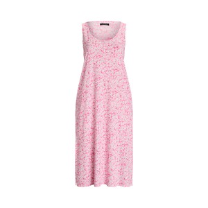 Floral Jersey Sleeveless Nightgown