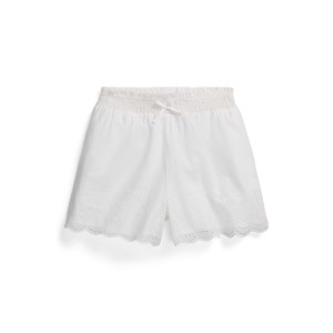 Eyelet-Embroidered Cotton Voile Short