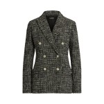Double-Breasted Boucle Blazer