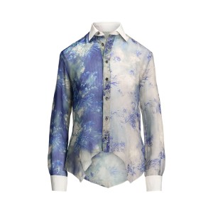 Nancie Floral Silk Gazaar Shirt