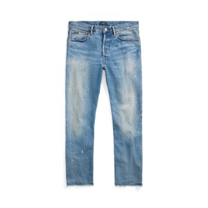 Heritage Straight Fit Distressed Jean