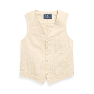 Washed Twill Vest