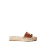 Polly Burnished Leather Espadrille