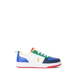 Polo Court Faux-Leather Sneaker
