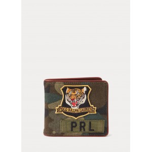 Tiger-Patch Camo Billfold Wallet
