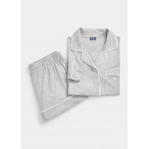 Short-Sleeve Jersey Pajama Set