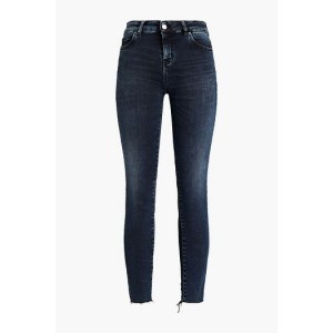 Nonna distressed mid-rise skinny jeans