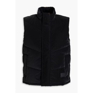 Quilted padded shell vest