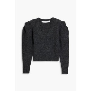 Over gathered wool-blend sweater