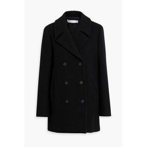 Erso double-breasted wool-blend twill coat
