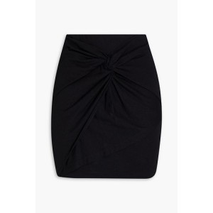 Tora twisted cotton-jersey mini skirt