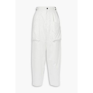Ferima pleated cotton tapered pants
