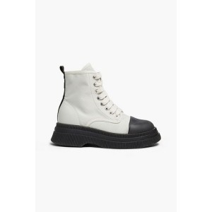 Canvas ankle boots
