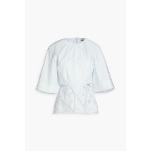 Broderie anglaise cotton blouse