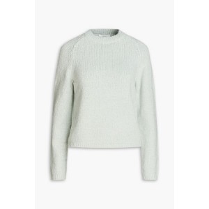 Cotton-blend chenille sweater