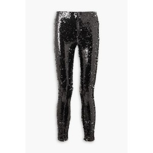 Madilio sequined cotton-jersey skinny pants