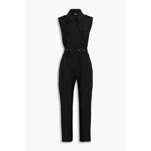 Double-breasted wool jumpsuit