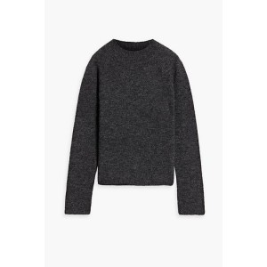 Brushed alpaca-blend sweater