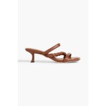 Diosa 50 twisted leather mules