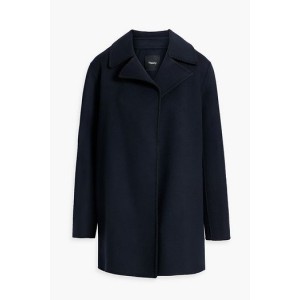 Brushed wool and cashmere-blend felt coat