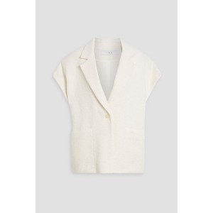 Uvani linen-blend tweed jacket