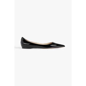 Love patent-leather point-toe flats